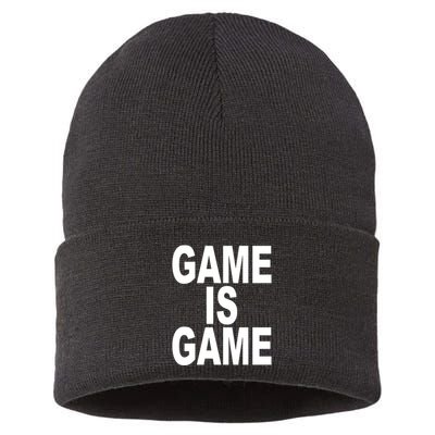 Game Is Game Sustainable Knit Beanie