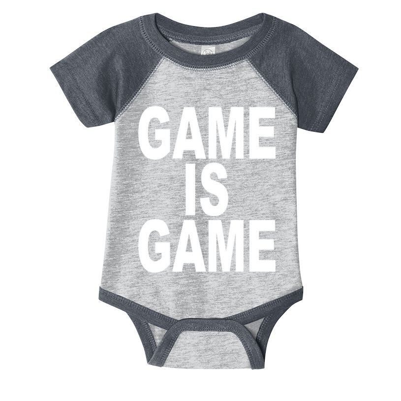 Game Is Game Infant Baby Jersey Bodysuit