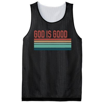 God Is Good All The Time Mesh Reversible Basketball Jersey Tank