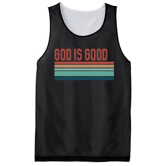 God Is Good All The Time Mesh Reversible Basketball Jersey Tank