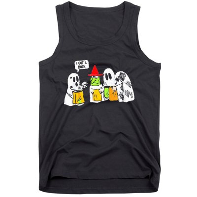 Ghosts I Got A Rock Funny Halloween Tank Top