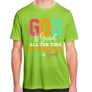 God Is Good Jesus Christian Religion Faith Church Gift Adult ChromaSoft Performance T-Shirt