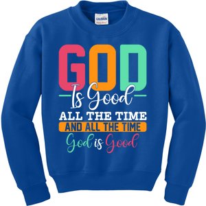 God Is Good Jesus Christian Religion Faith Church Gift Kids Sweatshirt