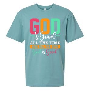 God Is Good Jesus Christian Religion Faith Church Gift Sueded Cloud Jersey T-Shirt