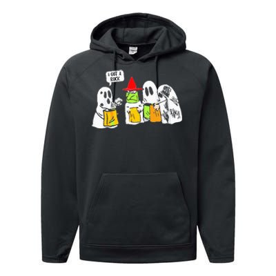 Ghosts I Got A Rock Funny Halloween Performance Fleece Hoodie