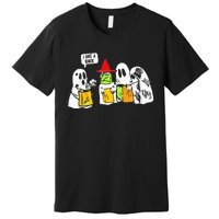 Ghosts I Got A Rock Funny Halloween Premium T-Shirt