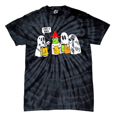 Ghosts I Got A Rock Funny Halloween Tie-Dye T-Shirt