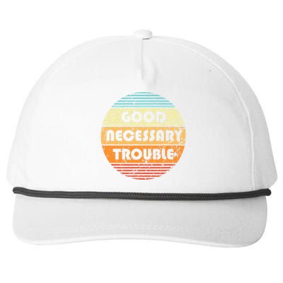 Get In Good And Necessary Trouble Political Quote John Lewis Snapback Five-Panel Rope Hat