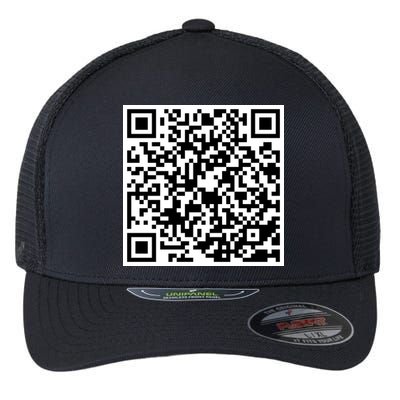 God Is Greater QR Code Flexfit Unipanel Trucker Cap