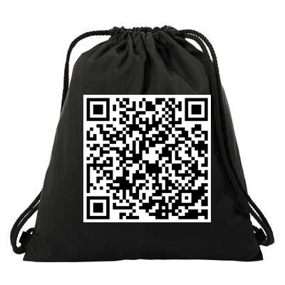 God Is Greater QR Code Drawstring Bag