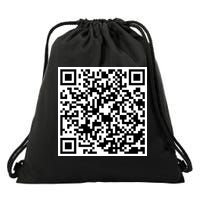 God Is Greater QR Code Drawstring Bag