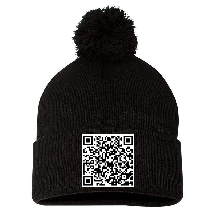 God Is Greater QR Code Pom Pom 12in Knit Beanie