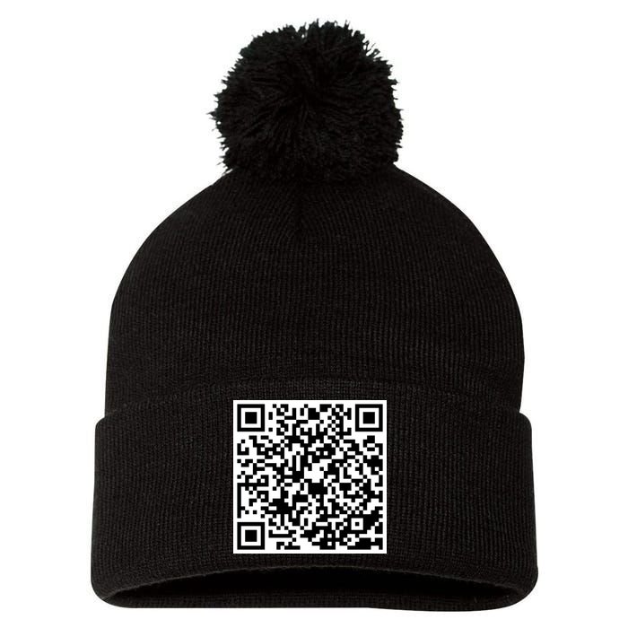 God Is Greater QR Code Pom Pom 12in Knit Beanie