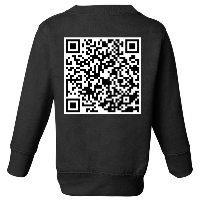 God Is Greater QR Code Toddler Sweatshirt