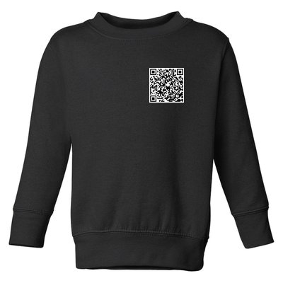 God Is Greater QR Code Toddler Sweatshirt