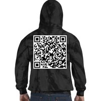 God Is Greater QR Code Tie Dye Hoodie