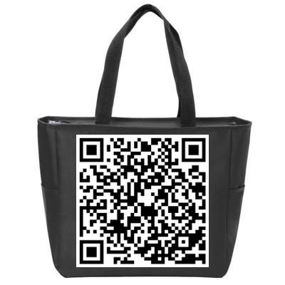 God Is Greater QR Code Zip Tote Bag
