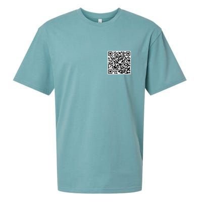 God Is Greater QR Code Sueded Cloud Jersey T-Shirt