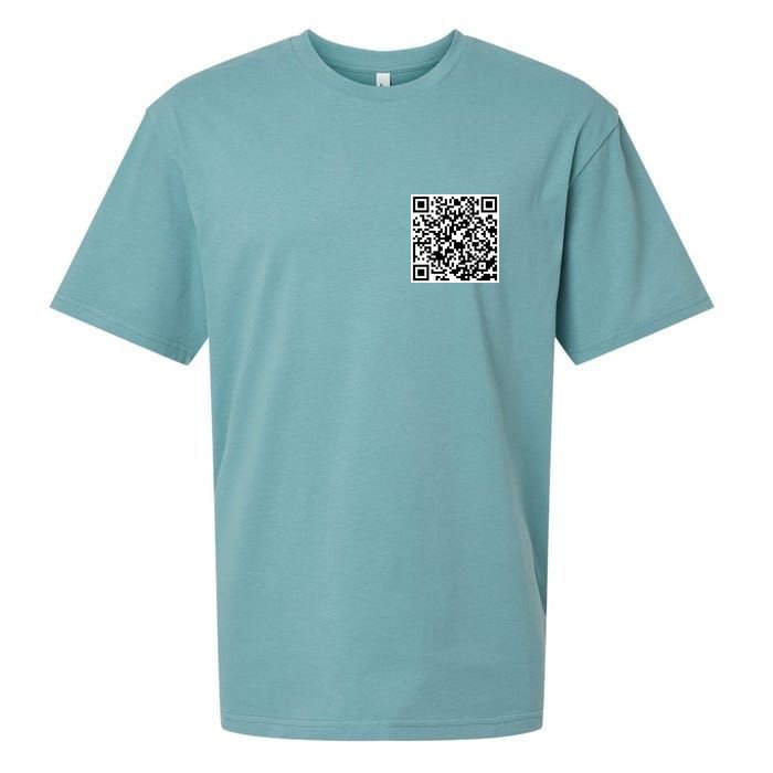 God Is Greater QR Code Sueded Cloud Jersey T-Shirt