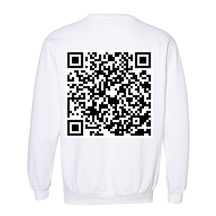 God Is Greater QR Code Garment-Dyed Sweatshirt