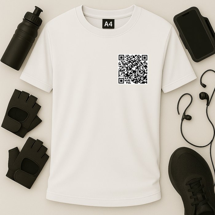 God Is Greater QR Code Performance Shirt
