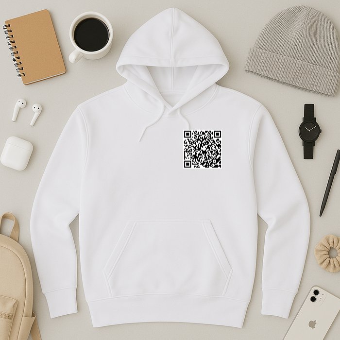 God Is Greater QR Code Hoodie