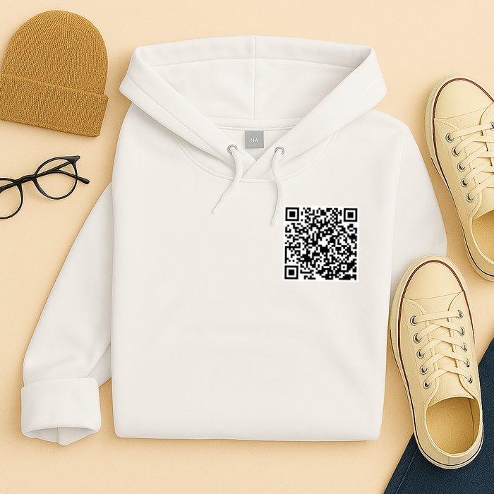 God Is Greater QR Code Hoodie