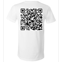 God Is Greater QR Code V-Neck T-Shirt