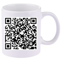 God Is Greater QR Code 11oz C Handle Ceramic Mug