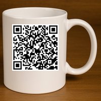 God Is Greater QR Code 11oz C Handle Ceramic Mug