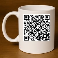 God Is Greater QR Code 11oz C Handle Ceramic Mug