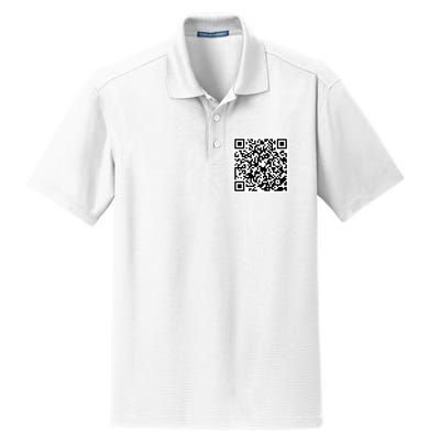 God Is Greater QR Code Dry Zone Grid Polo