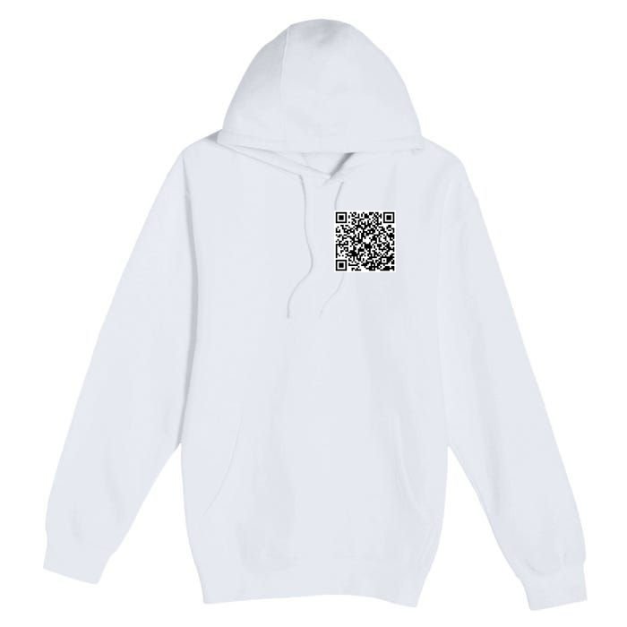 God Is Greater QR Code Premium Pullover Hoodie