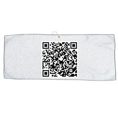 God Is Greater QR Code Large Microfiber Waffle Golf Towel