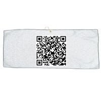 God Is Greater QR Code Large Microfiber Waffle Golf Towel