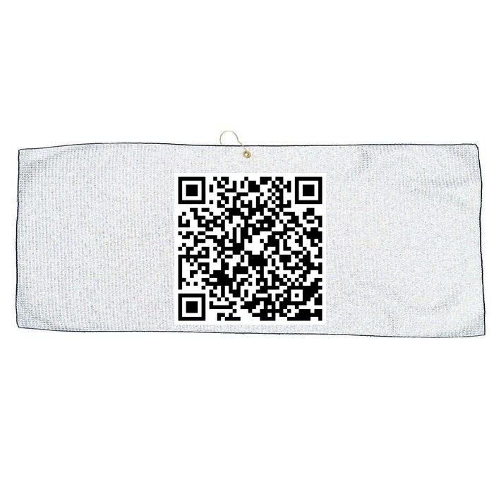 God Is Greater QR Code Large Microfiber Waffle Golf Towel