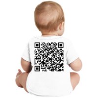 God Is Greater QR Code Baby Bodysuit