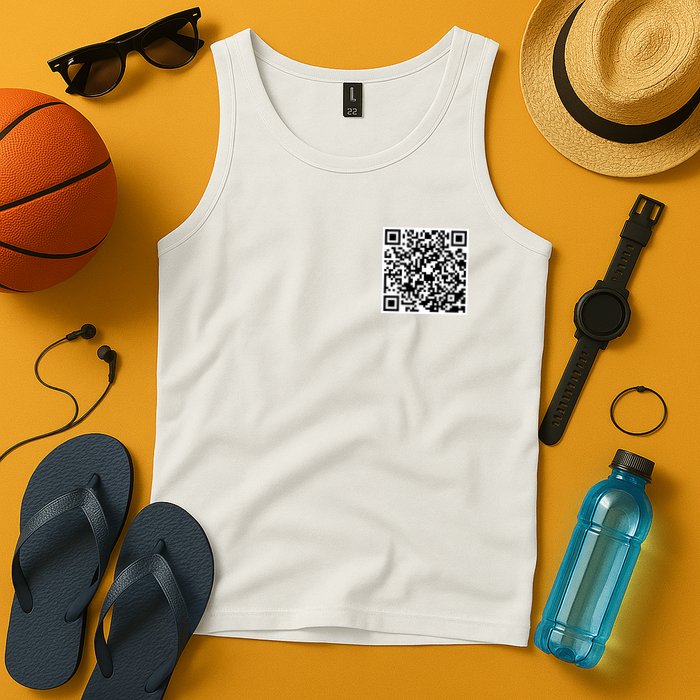 God Is Greater QR Code Tank Top