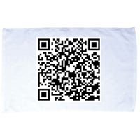 God Is Greater QR Code Microfiber Hand Towel