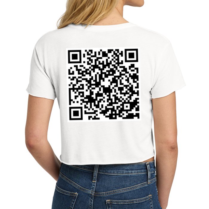 God Is Greater QR Code Crop Top