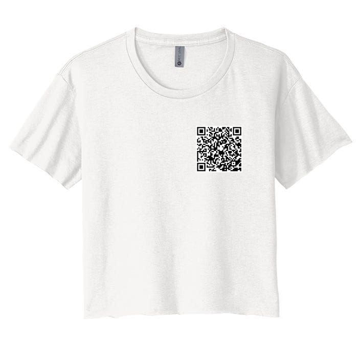 God Is Greater QR Code Crop Top