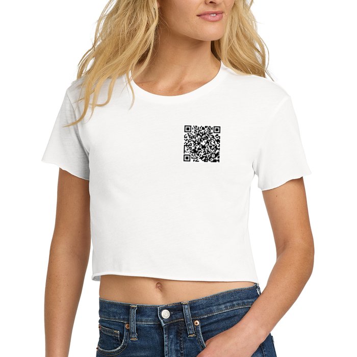 God Is Greater QR Code Crop Top
