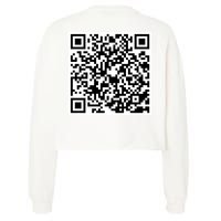 God Is Greater QR Code Cropped Pullover Crew