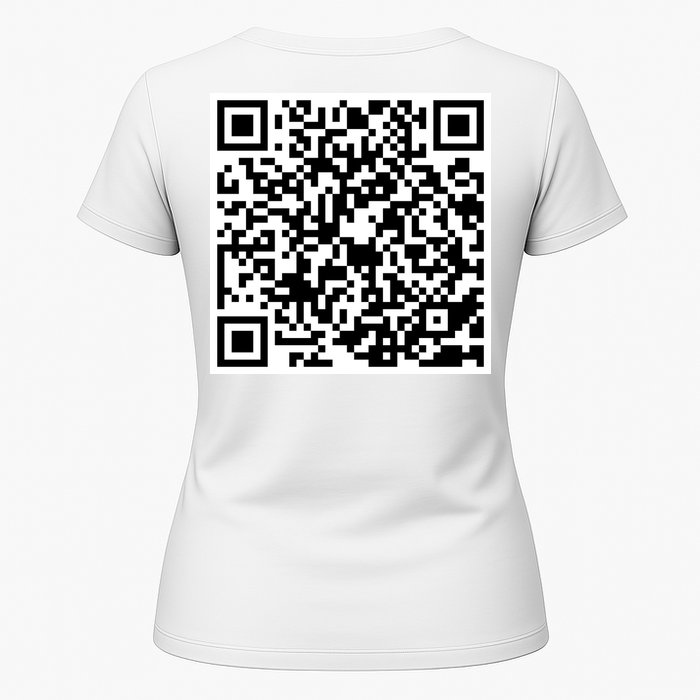 God Is Greater QR Code Womens T-Shirt