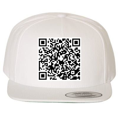 God Is Greater QR Code Wool Snapback Cap