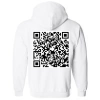 God Is Greater QR Code Full Zip Hoodie