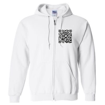 God Is Greater QR Code Full Zip Hoodie