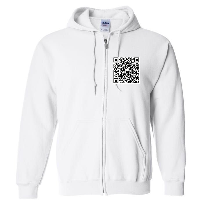 God Is Greater QR Code Full Zip Hoodie