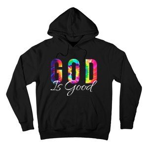 God Is Good Bible Verse Psalm Christian Faith Jesus Tie Dye Hoodie