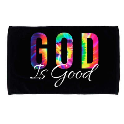 God Is Good Bible Verse Psalm Christian Faith Jesus Tie Dye Microfiber Hand Towel